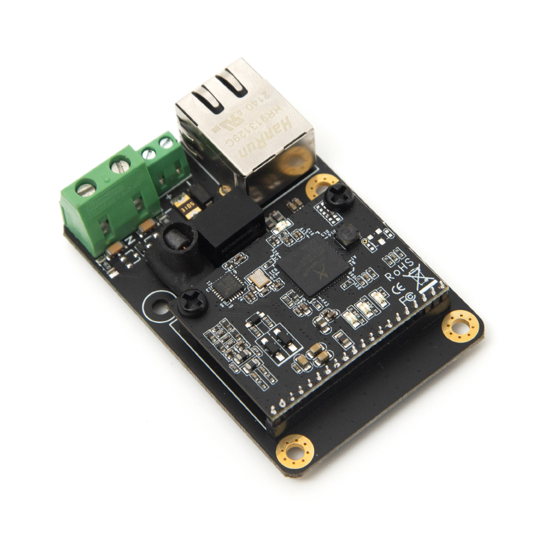 Ethernet through module powerline 